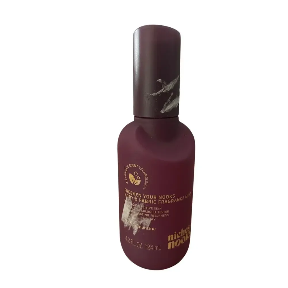 New Niches & Nooks Body Fabric Fragrance Mist Spray Feminine Hygiene Clementine